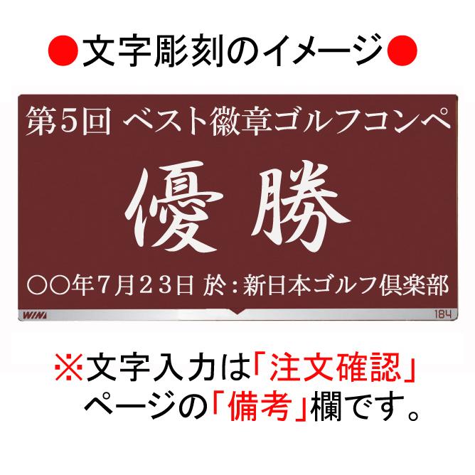 ゴルフ　盾　文字無料　ゴルフ 高さ170ｍｍ　ホールインワン 優勝 ゴルフ トロフィー コンペ景品 ニアピン ベストグロス賞 杯　エイジシュート　楯 W-CC5582-E｜best｜05