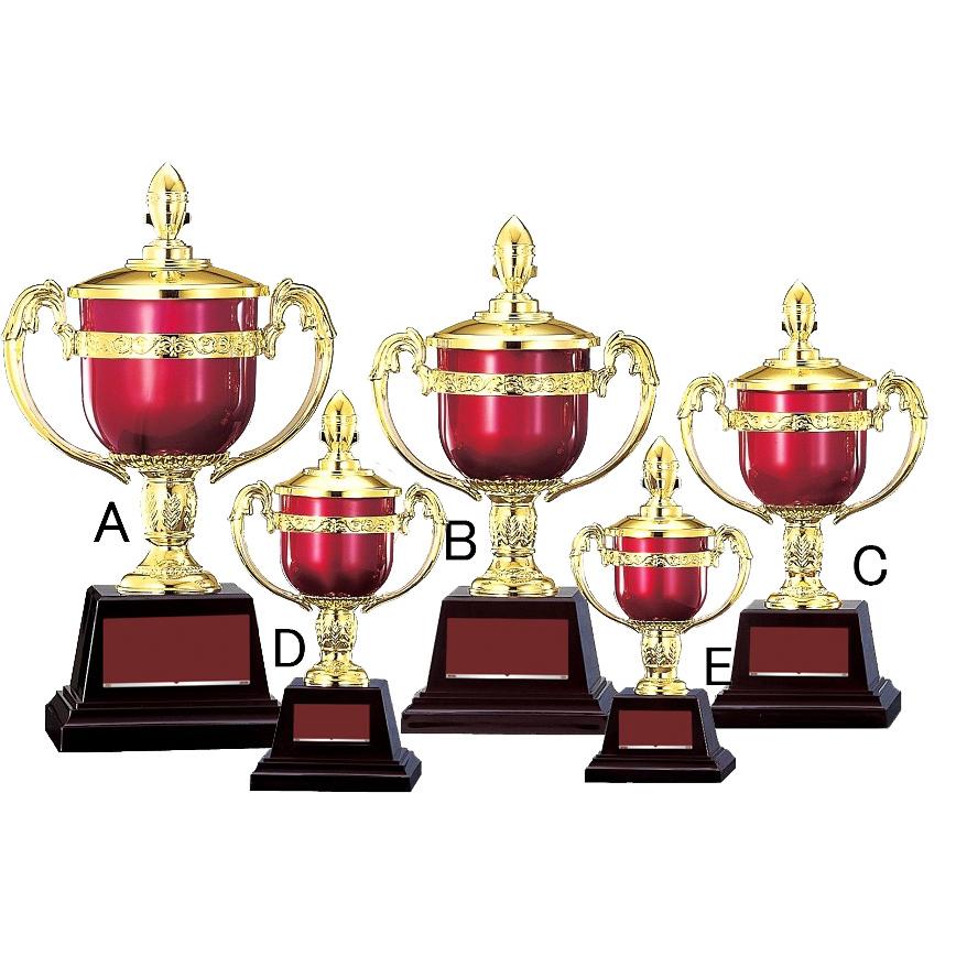 優勝カップ 高さ305mm【レーザー文字無料】樹脂製「赤い優勝