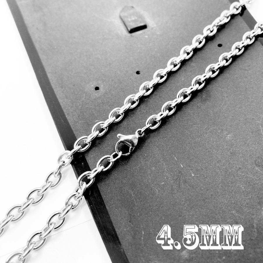 しーちゃん❣️k10PG 小豆チェーン 40 4.5mm幅 小豆チェーンネックレスチェーン あずき/アズキ/小豆チェーン