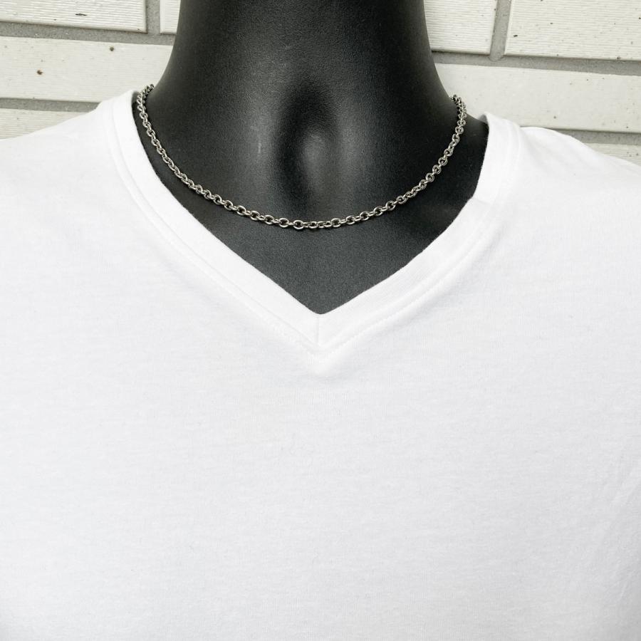 4mm幅 小豆チェーンネックレスチェーン あずき/アズキ/小豆チェーン