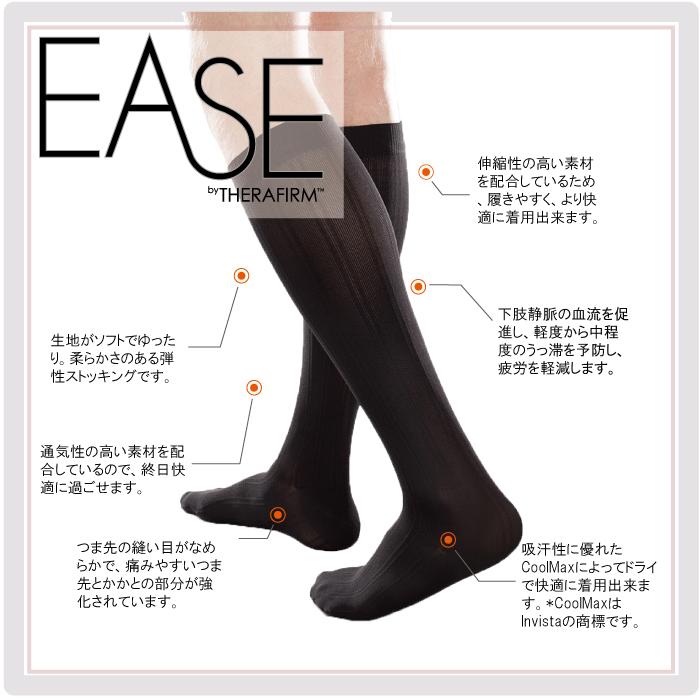セラファーム 医療用 弾性ストッキング 着圧ソックス 男性用 メンズ
