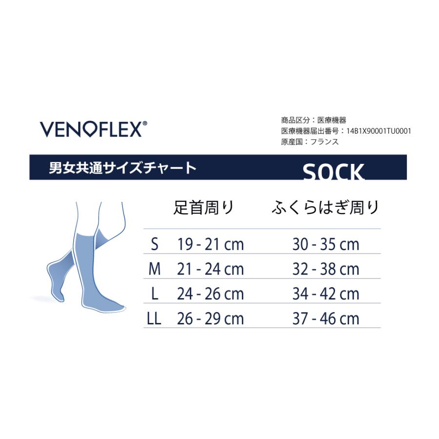 ヴェノフレックス Kokoon 弾性ストッキング 下肢静脈 の血流促進 むくみ予防 医療用 レディース ハイソックス 強圧 15-20mmHg ...