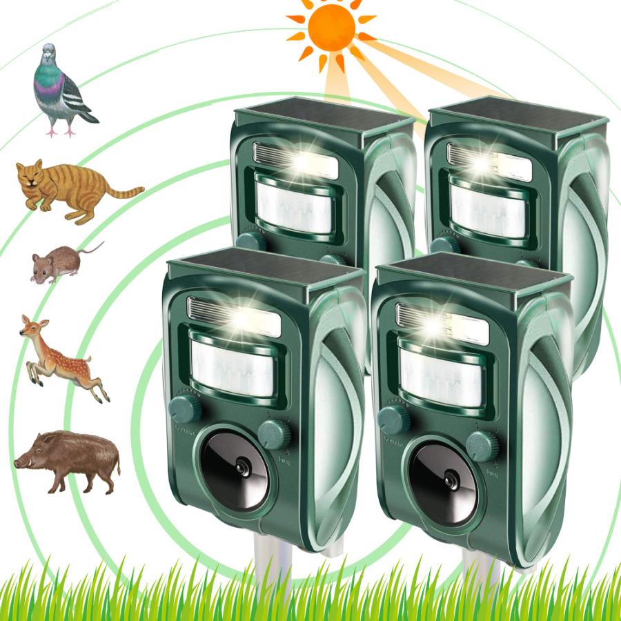 Bestanswer 4個セット 猫よけ 動物撃退器 撃退器 最強 庭 駐車場 Bestanswer 4個セット 猫よけ 動物撃退器 撃退器 最強 庭 駐車場
