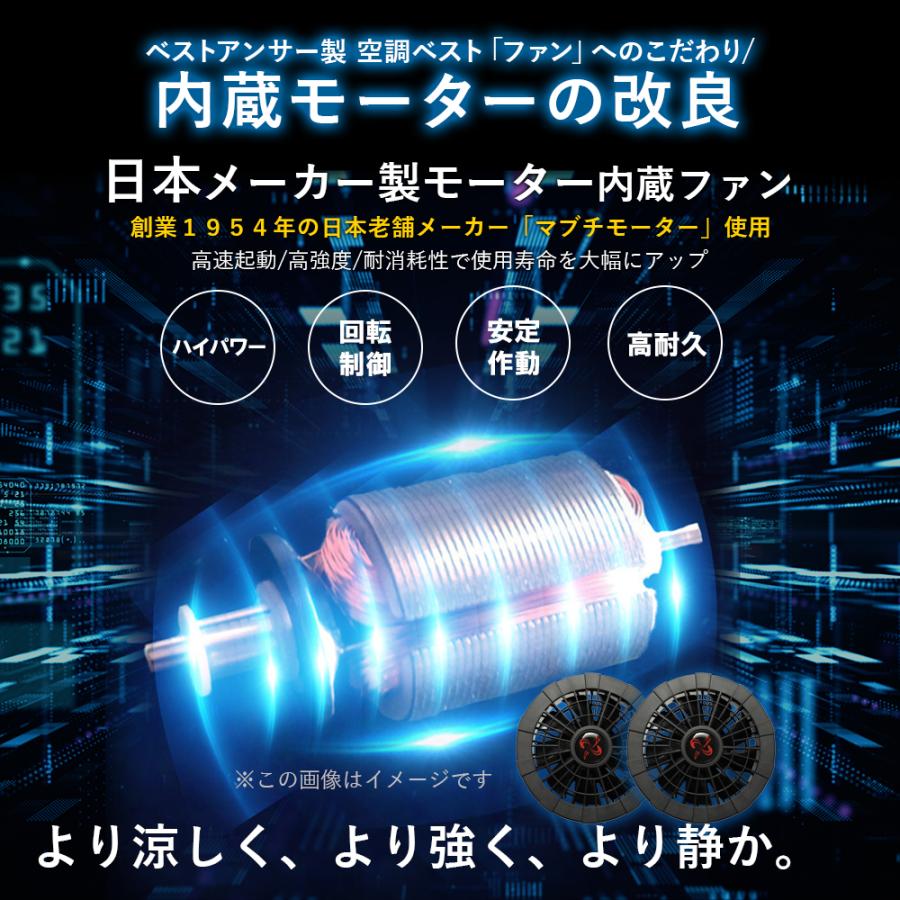 Bestanswer 空調ファンフルセット 2024 専用バッテリー付き 空調 Bestanswer 空調ファンフルセット 2024 専用バッテリー付き 空調