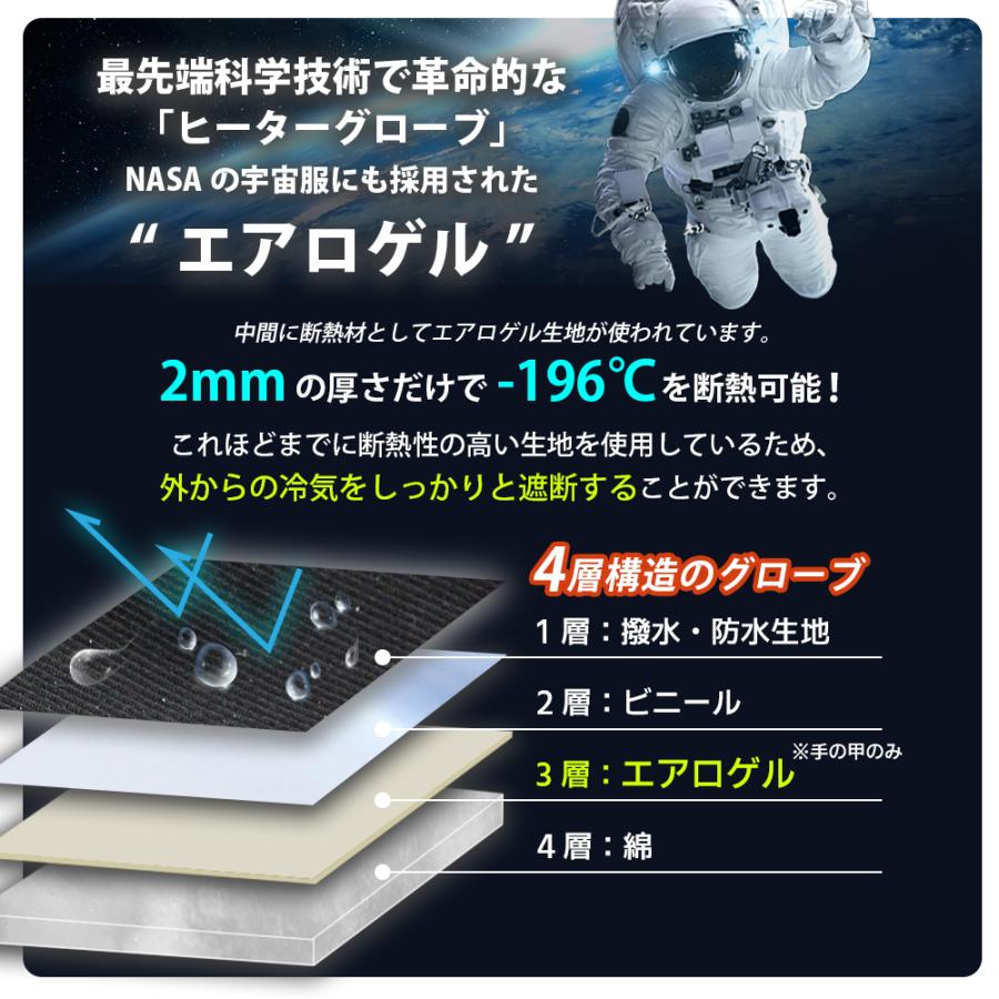 Bestanswer（ベストアンサー） 電熱グローブ バイク ヒートグローブ