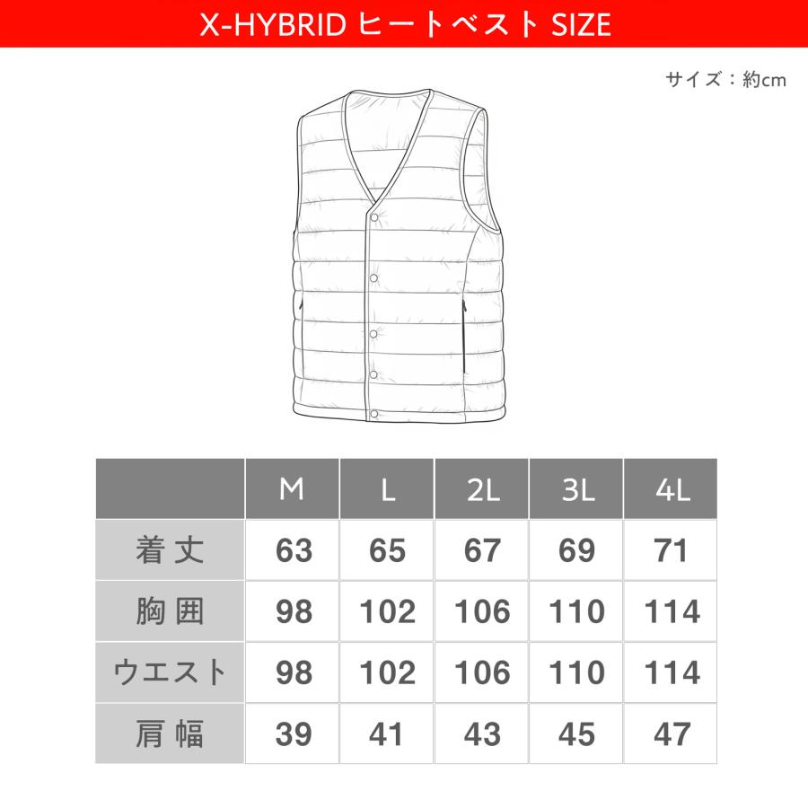 Bestanswer（ベストアンサー） 電熱ベスト ヒーターベスト インナー