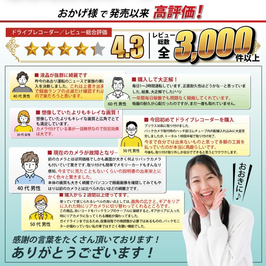 microSD 32GB 付き 前後同時録画 ドライブレコーダー ドラレコ G