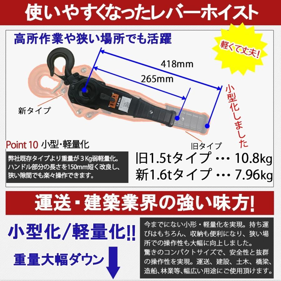 Bestanswer（ベストアンサー） レバーホイスト 1.6 t 1600kg チェーン