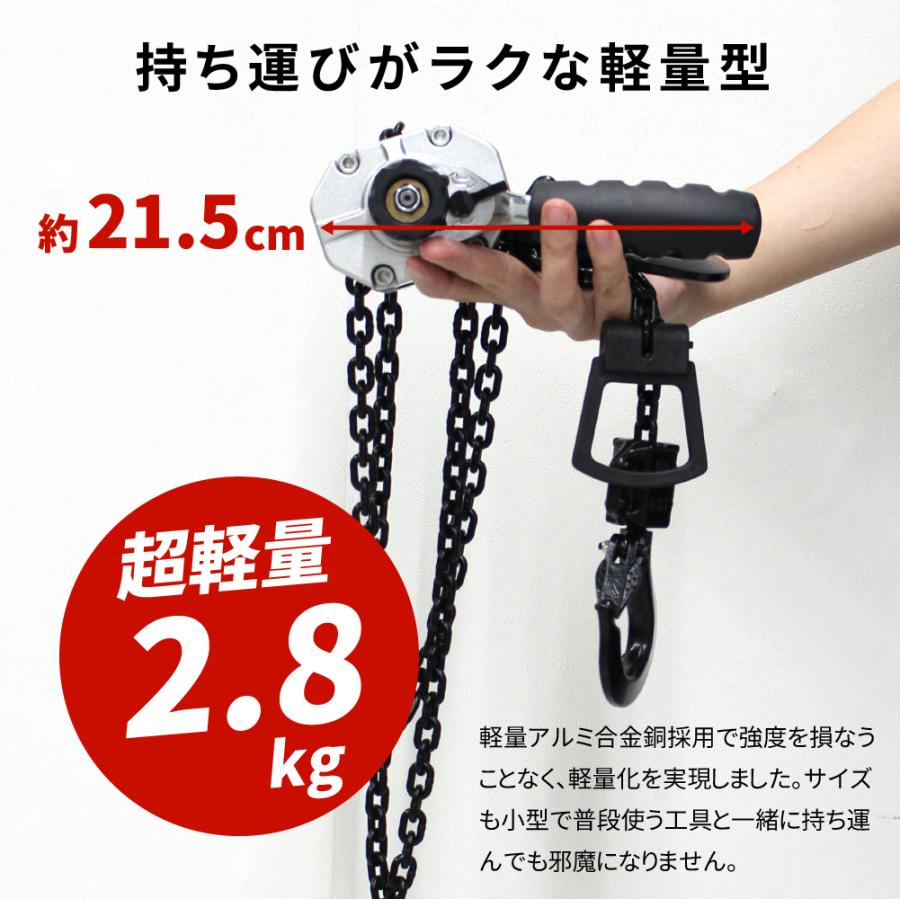 Bestanswer（ベストアンサー） 2台セット レバーホイスト 0.5t 1.5m 