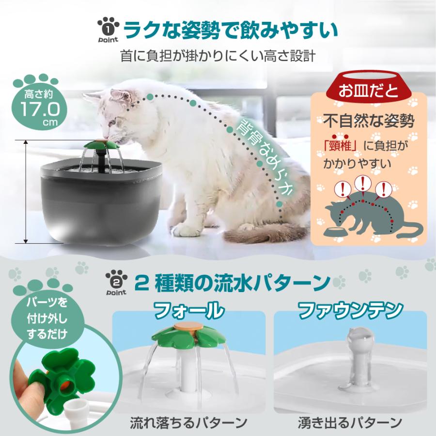 猫 給水器 猫 水 水分補給 受け皿付き 取り付け簡単 犬 水飲み ペット 自動給水器 猫 犬 水飲み器 水飲み 給水器水分補給 水入れ 自動水やり