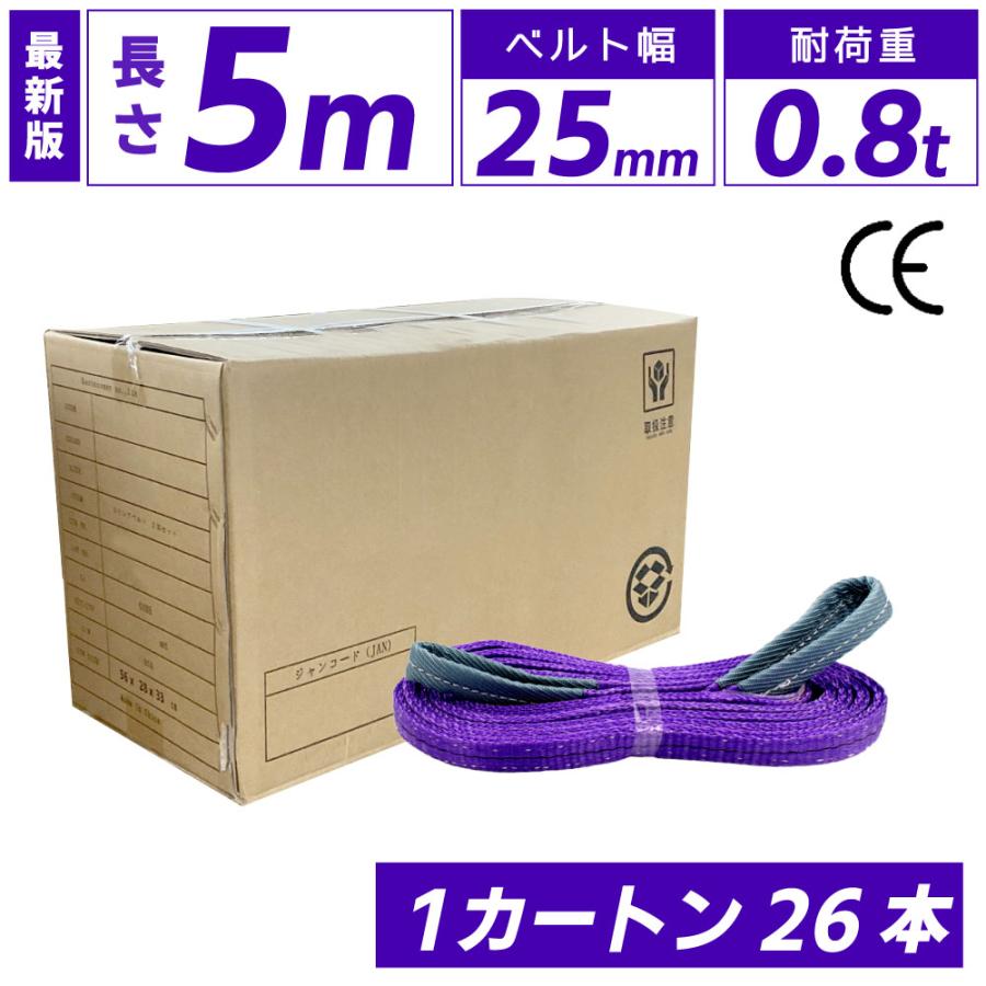 楽天1位 業務用 スリング スリングベルト ナイロンスリング ベルトスリング 5m 800kg 25mm カートン 27本 引っ越し まとめて セット 大量 吊り具 売れ筋 Www Thedailyspud Com