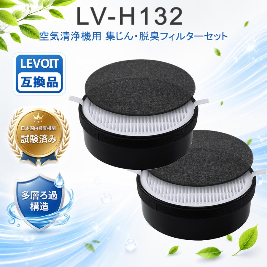 LV-H132-RF 空気清浄機 LEVOIT互換 交換用フィルター 空気清浄機用交換