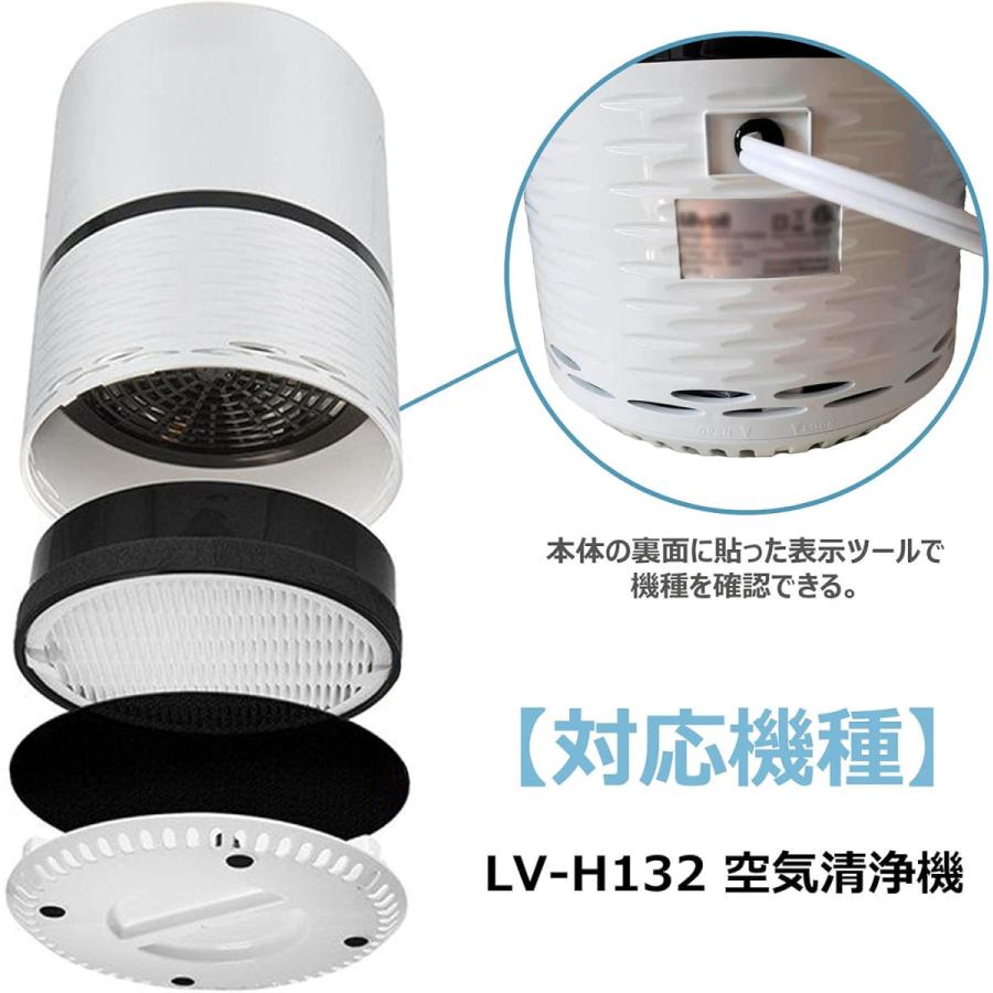 LV-H132-RF 空気清浄機 LEVOIT互換 交換用フィルター 空気清浄機用交換