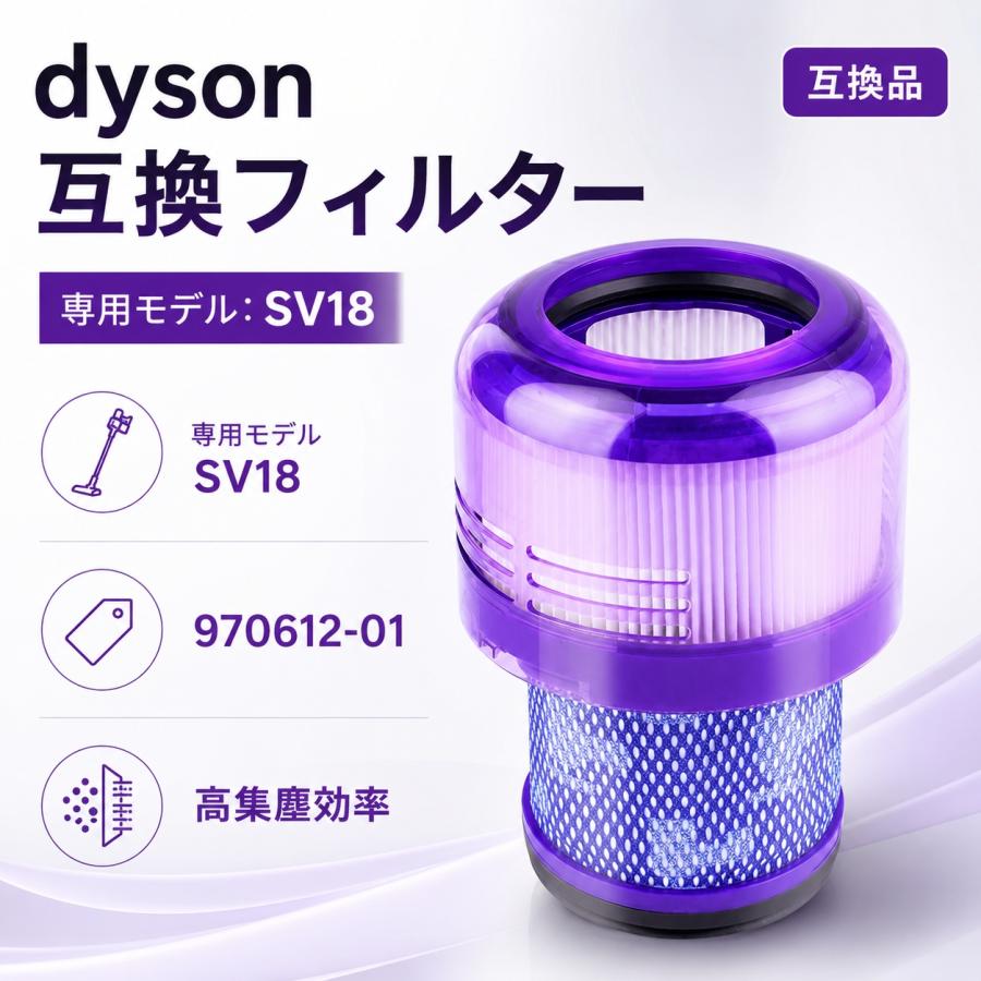 970612-01 フィルター SV18 掃除機 Digital Slim 掃除機フィルター 