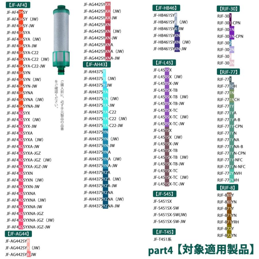 JF-31 カートリッジ 浄水器 JF-31-T 交換用浄水カートリッジ 12+1物質