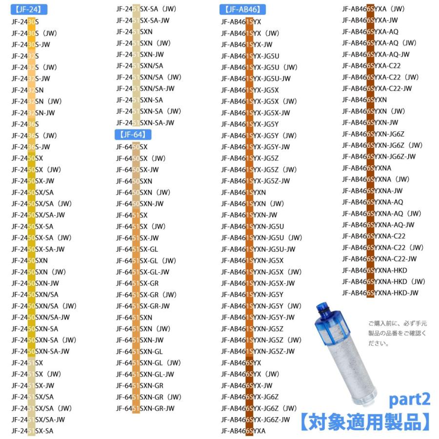 JF-K22 交換用浄水器カートリッジ 互換品 1個/2個/3個入り : ベスター