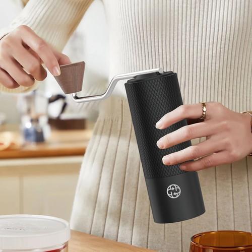 手挽きコーヒーミル 手動 ステンレス アルミ合金 軽量 コーヒー 粗さ