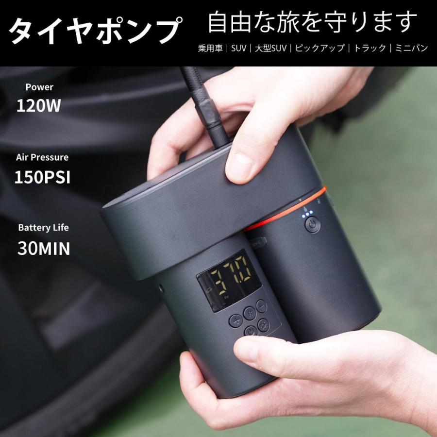 高圧洗浄機 コードレス 充電式 6in1ノズル 15200mAh 大容量バッテリー