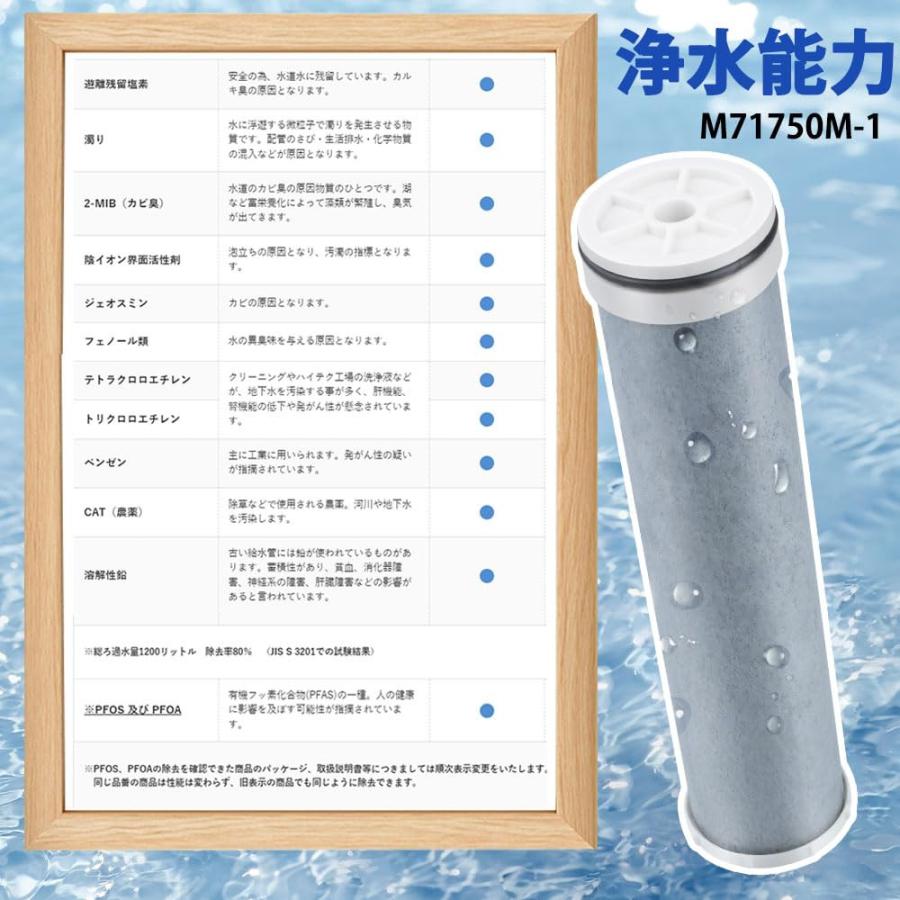 M71750M-1 カートリッジ 三栄SANEI浄水器互換品 高性能タイプ 11種物質