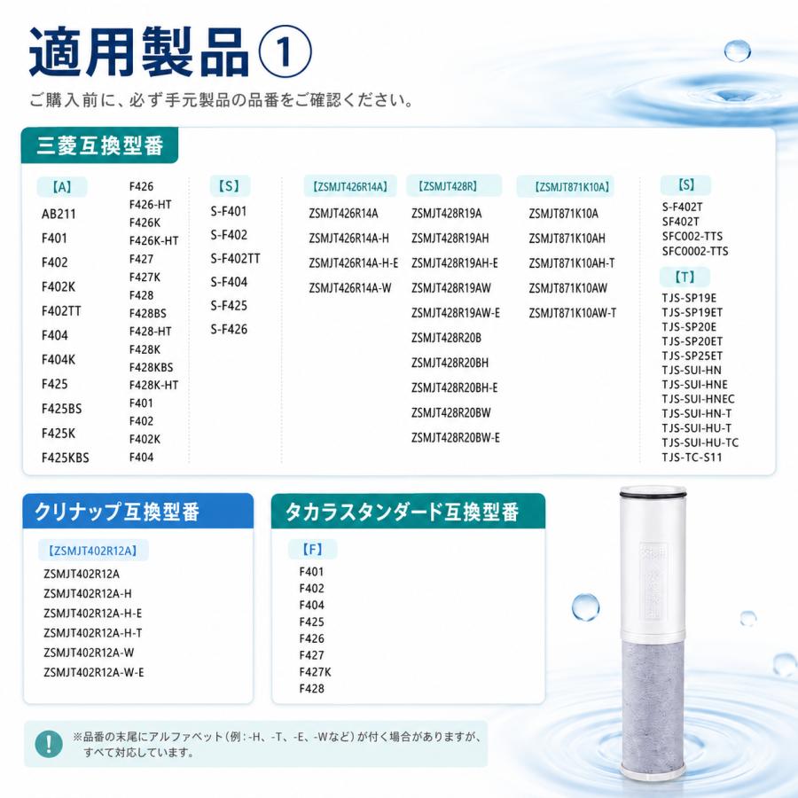 互換品】 SFC0002T BSC05003 浄水器カートリッジ SFC0002TTS 交換用