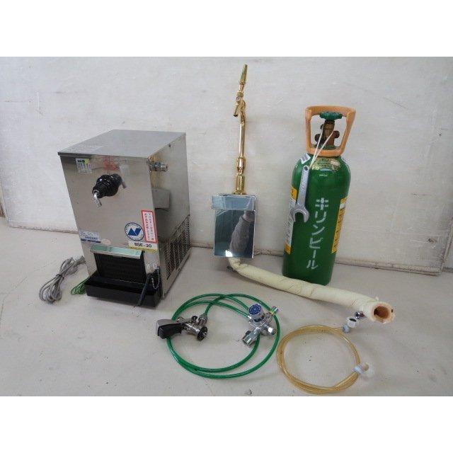 美品 ニットク 生ビールサーバー 卓上型 ディスペンサー BSE-20 ニットク ビールサーバーBSE-20 電冷タイプ ビールディスペ