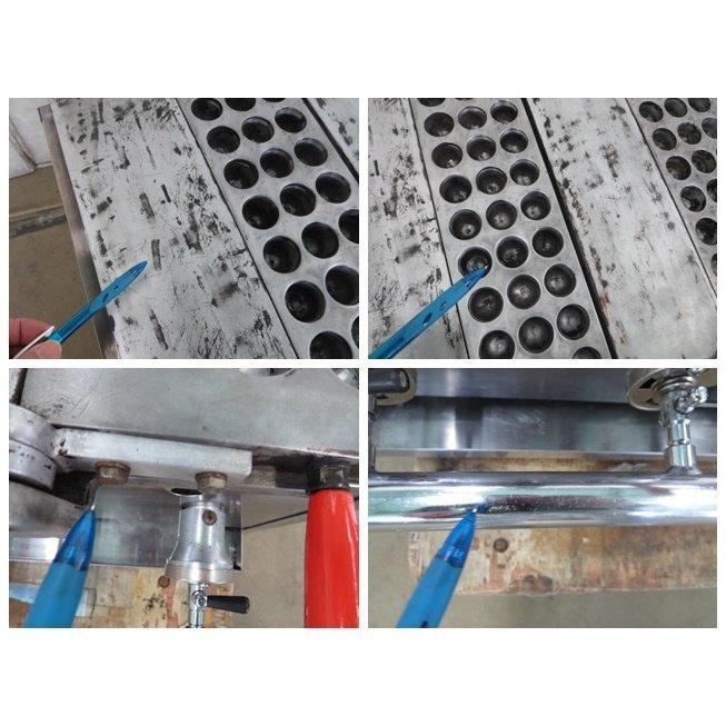 ▽業務用 半自動 たこ焼き機(片面30穴) ガス4連 LPガス[0301AT ▽業務用 半自動 たこ焼き機(片面30穴) ガス4連 LPガス[0301AT