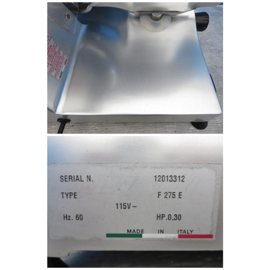 ▽美品/イタリア FAC 電動ハムスライサー F275E[0304LK]7AI!-1Fac ハム
