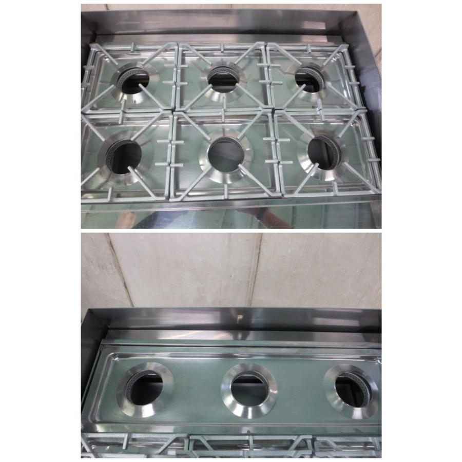 業務用ガスコンロ オザキ 型式：OZK6 3 年式：2018年