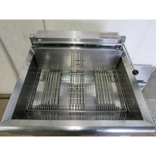 ◇ニチワ 電気フライヤー 3相200V 油量27L SEFD-27KMP[0611AI]7CY!-1