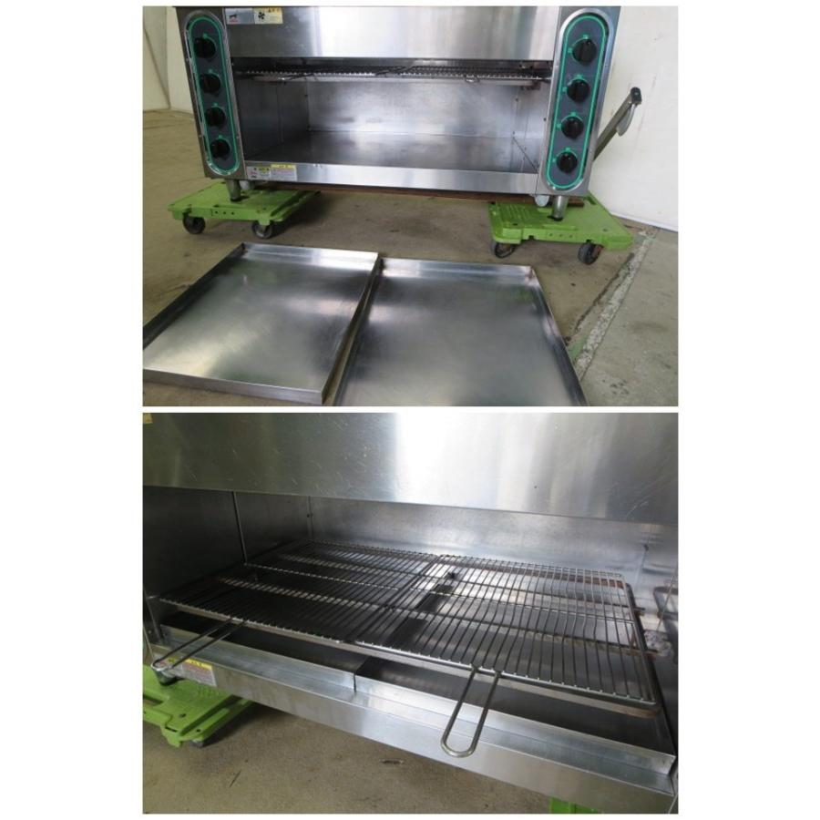 ▽タニコー ガス赤外線グリラー 上火式 焼物器 TIG-120 都市ガス13A用