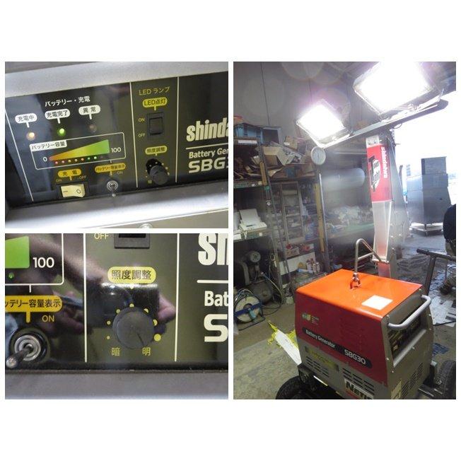 やまびこ産業 新ダイワ バッテリー式LED投光機 SL220LBG 夜間 やまびこ産業 新ダイワ バッテリー式LED投光機 SL220LBG 夜間