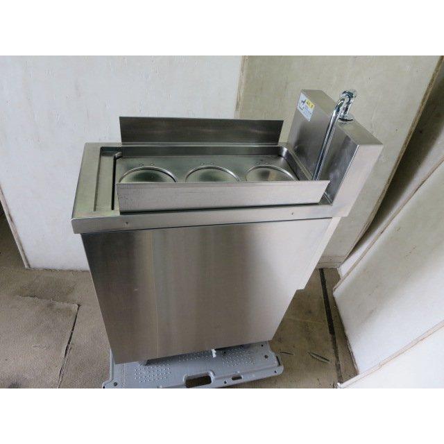 ▽タニコー 電気ゆで麺機 TEU-28 3相200V 3テボ式[0725BI]8BY!-1