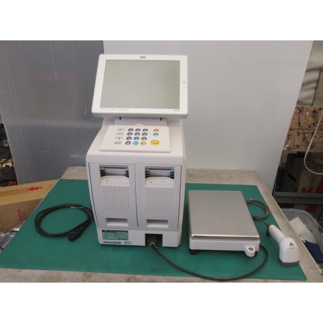 TEC 計量ラベルプリンタ H-6000-T-R 計量器付ラベルプリンタ(0908AI 