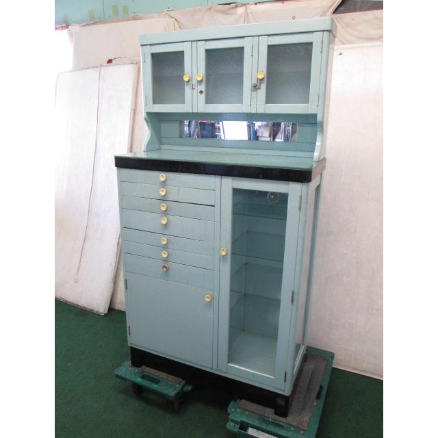 歯科医院発/レトロ キャビネット デンタルキャビネット メディカル