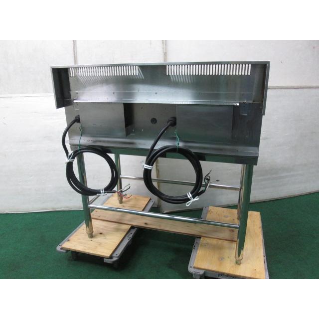 ホシザキ（HOSHIZAKI） 2連IHコンロ HIH-55TB 3相200V 5kw×2(1020EI