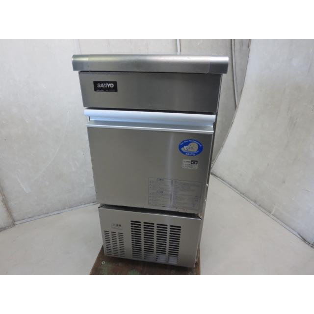 ▽サンヨー キューブアイスメーカー製氷機 SIM-S2500[1204DT]7BY!-1