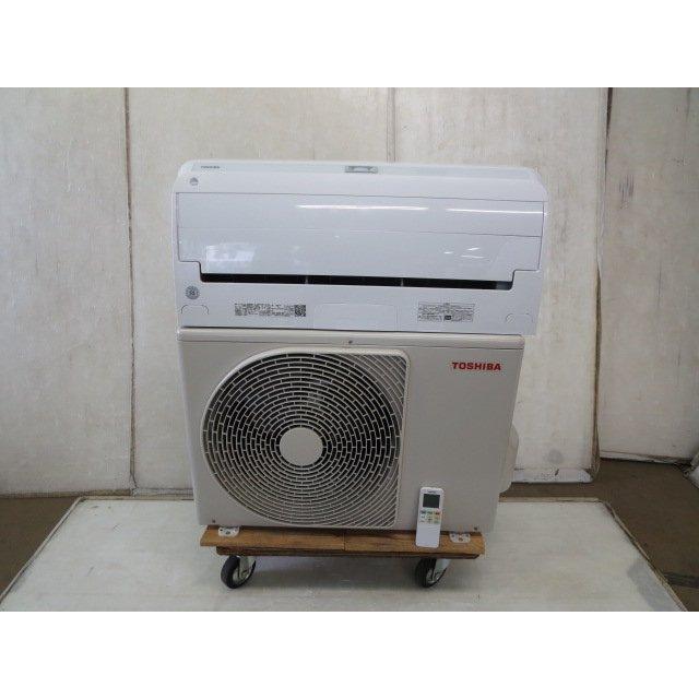 ▽当社1ヶ月保証/'22年 11~17畳 東芝 エアコン 5.6kw RAS-J562RT(W) 単