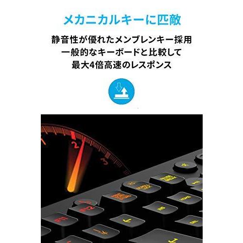 Logicool G ロジクール G ゲーミングキーボード 有線 G213 パームレスト 日本語配列 メンブレン キーボード 静音 LIGHTSYNC RGB 国内正規品｜bestbuytk-store｜03