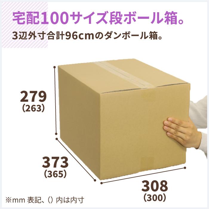 ダンボール 段ボール箱 宅配 100 サイズ B4 40枚 (0007)｜bestcarton-shop｜02