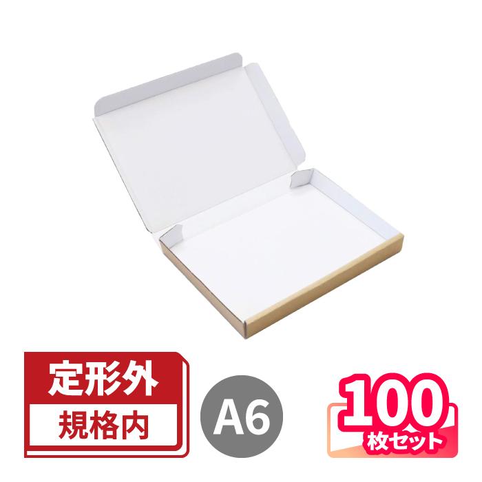 アースダンボール 定形外郵便 箱 ダンボール ダンボール箱 小型 A6