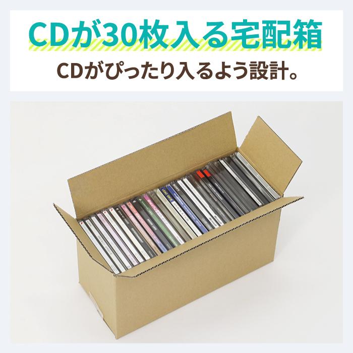 アースダンボール ダンボール 段ボール箱 60サイズ CD用 宅配 発送 20