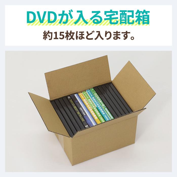 アースダンボール ダンボール 段ボール箱 60サイズ DVD用 宅配 発送 40