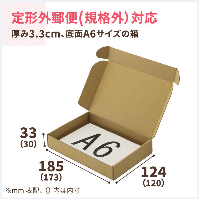 アースダンボール ダンボール 段ボール箱 小型 60サイズ A6 文庫本