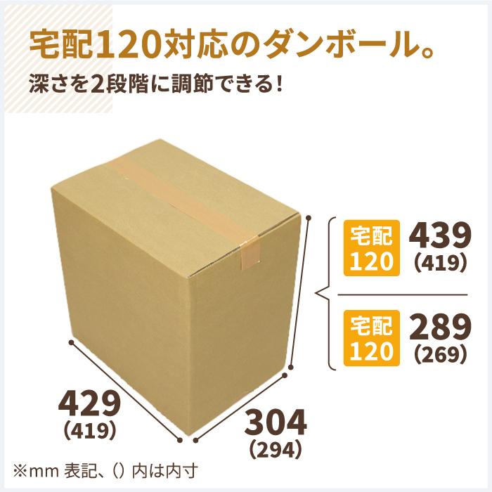 アースダンボール ダンボール 段ボール箱 米 20kg 30kg 120サイズ 宅配