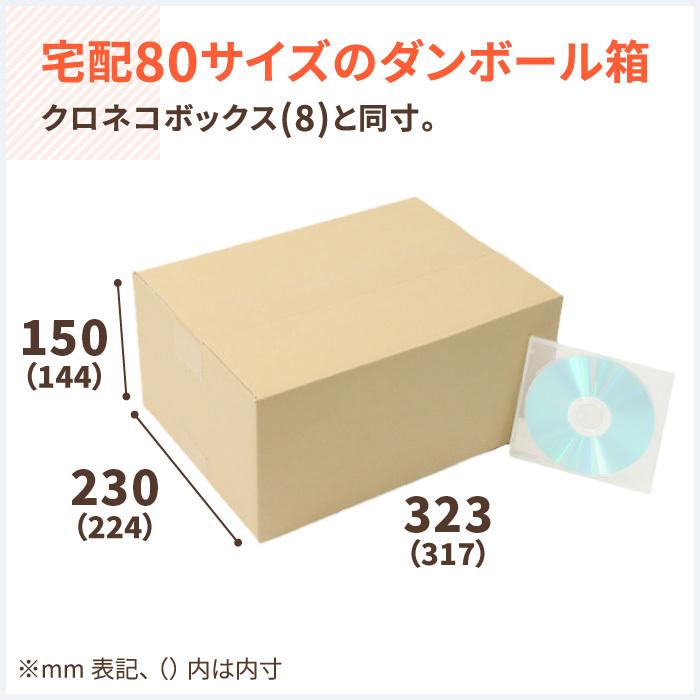 ダンボール 80サイズ ダンボール箱 段ボール 80枚セット 広告入 ID2052｜bestcarton-shop｜02