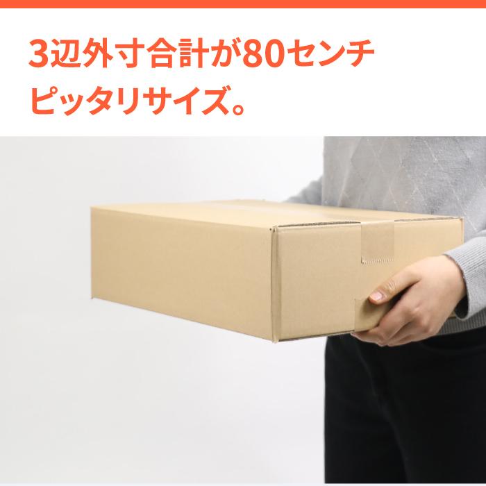 アースダンボール ダンボール 段ボール箱 80サイズ B4 宅配 100枚 広告