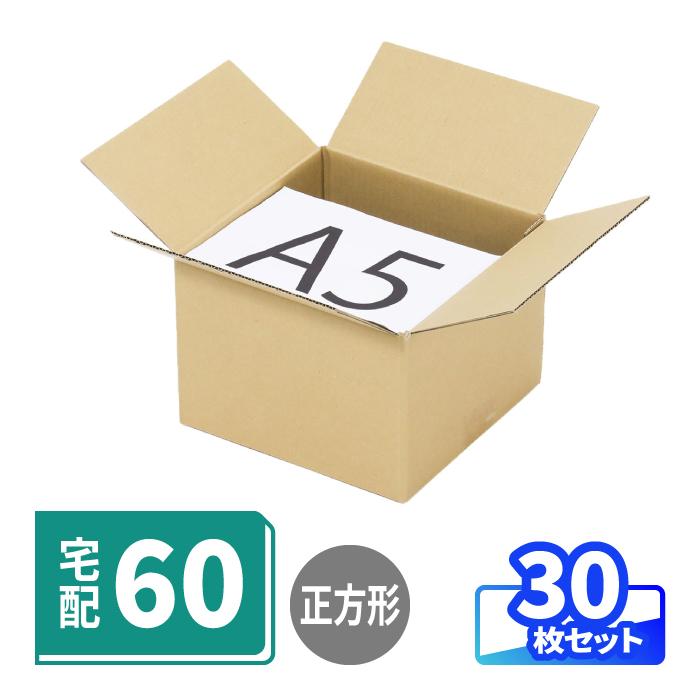 アースダンボール 正方形 ダンボール 60サイズ 30枚 | 210×210×150mm