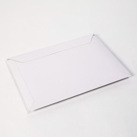 厚紙封筒 封筒 角2 A4 白 テープ付 ジッパー付 直輸入品 軽量 1束(400枚) ｜332×240mm（2722）_2