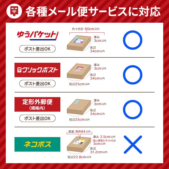 クリックポスト 箱 ダンボール 段ボール A6 ゆうパケット 2.5センチ 発送  10枚 ｜195×135×22mm（0408）｜bestcarton-shop｜08