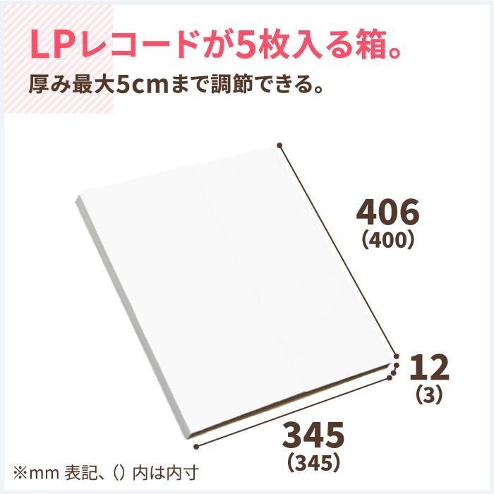 アースダンボール ダンボール 段ボール箱 白 宅配 80 サイズ LP